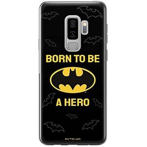 ERT GROUP étui de téléphone mobile pour Samsung S9 PLUS original et officiellement reconnu DC modèle Batman 058 adapté de manière optimale à la forme du téléphone portable, coque est en TPU