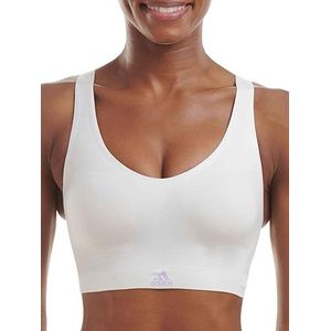 adidas Bustier voor dames, antraciet, melange, M, antraciet gemêleerd