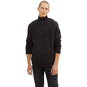 TOM TAILOR Sweater heren, 29999, zwart, XL, 2999, zwart