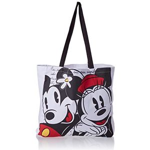 Disney twm63/11MB Mickey Muis Shopper Bag, Design Micky en Minnie, 38 x 41 cm