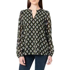 Only Onlstar L/S V-hals Top Ptm T-shirt dames, zwart/Aop: City Graphic