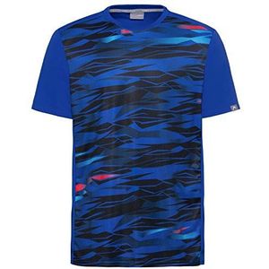 HEAD slider t-shirt voor heren, blauw/camouflage