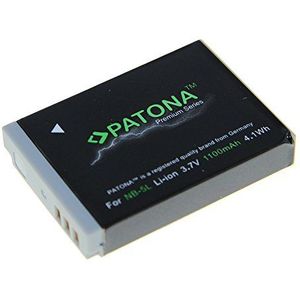 PATONA - Bundle Star * Premium Lithium batterij voor Canon nb-5l (Real 1100mAh!) Canon Powershot sx230 sx220 sx210 sx200 s100 s110 etc.