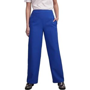 PIECES Pcbossy Hw Wide Plain Pant Noos Damesbroek, Mazarine blauw