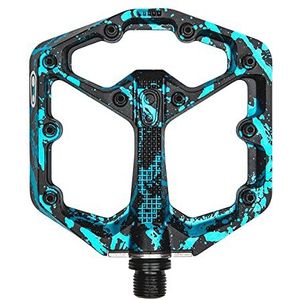 Crankbrothers Stamp 7 MTB pedalen, maat S, zwart/blauw