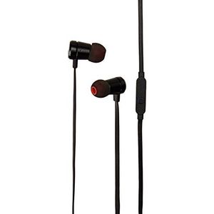 (Nieuw) Premium JBL – Harman aluminium in-ear hoofdtelefoon met kabel tegen klitten en T290 High Performance Pure bas met universele 1 knop afstandsbediening/microfoon – zwart kleur