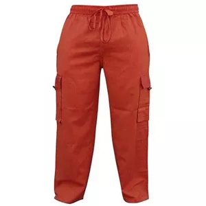 Cargobroek voor heren, chinobroek, joggingbroek, casual, vrijetijdsbroek, elastische taille, trekkoord, outdoorbroek, M-4XL, lichtgrijs, 3XL
