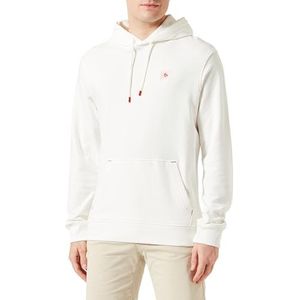 Scotch & Soda Essential Logo Hoodie Sweatshirt met capuchon Heren, Swan 6870