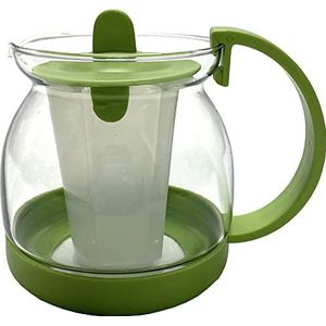 Sanfor Koffiekan / thee / water | glazen kan | hittebestendig | magnetron | transparant | 1000 ml