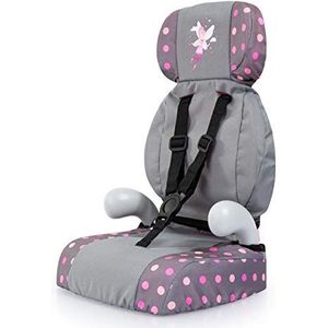 Bayer Design - accessoires, autostoel voor poppen, poppen, modern, 67566AA, grijs, fee met motief