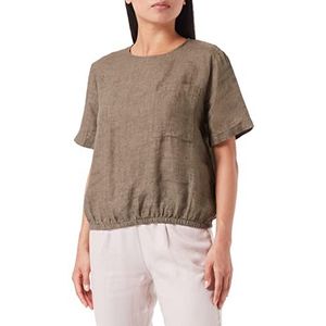 s.Oliver Damesblouse met korte mouwen, Salie groen