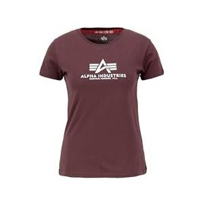 ALPHA INDUSTRIES New Basic T Wmn Damesjas, Donkerbruin
