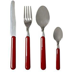Melamine opscheplepels - Witte onbreekbare lepel - 23cm - 6 stuks