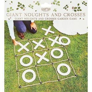 Ginger Ray Botanical Wedding Outdoor Noughts and Cross Game Tic Tac Toe