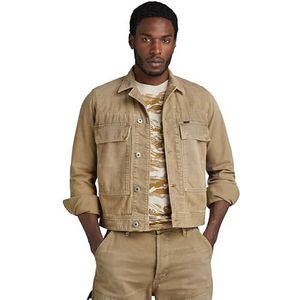 G-STAR RAW Utility Flap Pocket Jacket 2.0 Herenjassen, Beige (Renaissance Faded Sand Gd D24762-D491-G554)