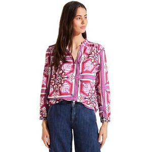 Street One A344657 Damesblouse met print, Roze magnolia