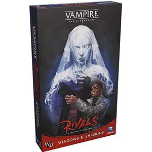 Renegade Game Studios Vampir: The Masquerade Rivals: Shadows and Shrouds uitbreidbaar kaartspel - Expansion to Vampir: The Masquerade Rivals Core Game. Vanaf 14 jaar, 2-4 spelers, 30-70 minuten, meerkleurig