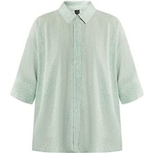 DreiMaster Klassik Blouse dames, lichtmint, wit, XS, lichtmintwit