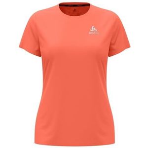 Odlo Essential Flyer T-shirt Met Korte Mouwen Oranje M Vrouw