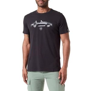 Teddy Smith T-Shirt à col Rond - T-Cars MC, Charbon, XL