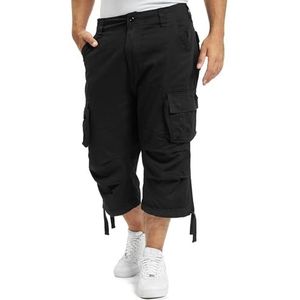 Brandit heren Korte broek met zakken Brandit Urban Legend 3/4 shorts, Zwart, 4XL