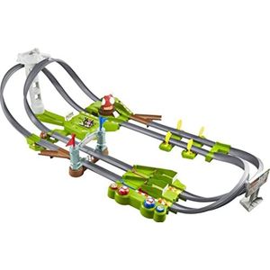 Hot Wheels Deluxe Mario Kart Circuit, gemotoriseerd, speelset voor kleine auto's om te verbinden met circuit en tracks, speelgoed voor kinderen, GCP27, meerkleurig
