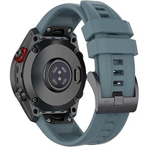 Hoopyeecase Horlogebandje compatibel met Garmin Fenix 7X, 26 mm, eenvoudig te installeren, siliconen reservearmband voor Garmin Fenix 6X/Fenix 5X Plus/Fenix 5X/Fenix 3/Fenix 3 HR/Descent MK2 Smart