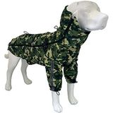 Croci Hiking Go Mimetic regenjas voor honden, draagbaar, maat 30 cm, 182 g