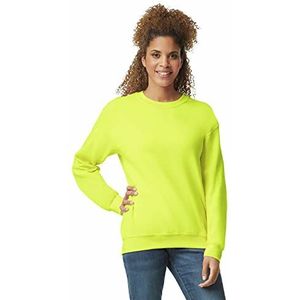 Gildan Heavy Blend Sweatshirt voor volwassenen, groen (veiligheidsgroen).