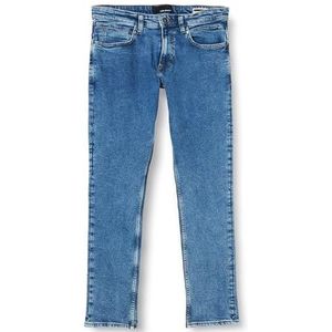 BLEND Blizzard Fit-Pp Noos Pantalon élégant pour homme, 200291/Denim Middle Blue, 32W / 34L