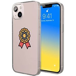 Bonateks, Étui de protection imprimé numériquement compatible avec iPhone 14, coque de protection anti-chocs, silicone, flexible, transparent