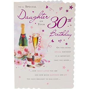 Piccadilly Greetings verjaardagskaart voor meisjes voor de 30e verjaardag, 22,9 x 15,2 cm