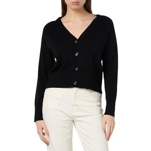 Pinko Wasbeer, cardigan, kasjmier, La Cardigan voor dames, Z99_Zwart Limousine