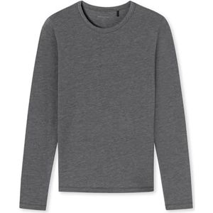 Schiesser Langarmshirt - Active ondergoed voor jongens, grijs-mel._181852