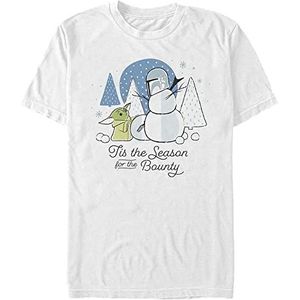 Star Wars Unisex Tis The Season Organic T-shirt met korte mouwen, wit, XXL, Weiss