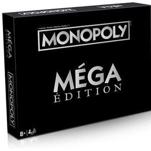 Winning Moves, Monopoly, Mega Edition, gezelschapsspel, vanaf 8 jaar, Franse versie (mogelijk niet in het Nederlands)