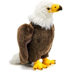 Uni-Toys - Adelaar met witte kop - 24 cm (hoogte) - knuffeldier adelaar, vogel - knuffeldier