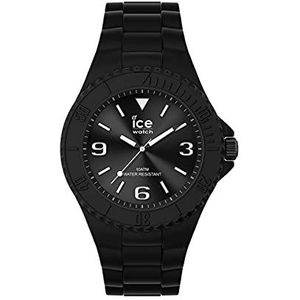 Ice-Watch - Ice Generation Black - unisex zwart polshorloge met siliconen bandje - 019155 (middelgroot), zwart, bandje, zwart.