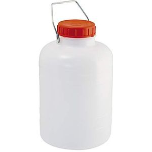 Mobil Plastic - 10 liter plastic prullenbak met brede hals - wit