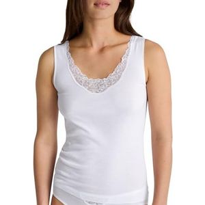 Calida Cotton Desire Top sans manches Blanc Taille 44-46, Blanc., 46-48