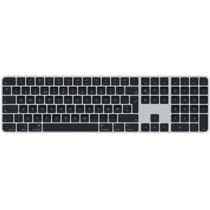 Apple Magic Keyboard met Touch ID en numeriek toetsenblok voor Mac-modellen met Apple silicon - Noors - Zwarte toetsen ​​​​​​​
