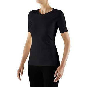 FALKE Wandelhemd dames korte mouwen ademend sneldrogend zwart wit vele kleuren dames sport shirt dames ademend shirt ademend sneldrogend shirt dames ademend sneldrogend shirt dames ademend sneldrogend reflecterende koeling voor hardlopen wandelen yoga pilates 1 stuk, zwart (zwart 3000)