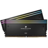 CORSAIR DOMINATOR Titanium RGB DDR5 RAM 48 GB (2 x 24 GB) DDR5 7200MHz CL36 Intel XMP iCUE computercompatibel - zwart (CMP48GX5M2X7200C36)