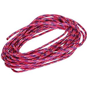 efco Kleur Mix Paracord touw, polyester, blend, fuchsia/wit/blauw, 2 mm x 4 m