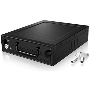 Icy Box IB-148SSK-B Mobiel rek voor 3,5/2,5 inch SAS/SATA, zwart