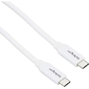 StarTech.com USB-C naar USB-C kabel met Power Delivery 5A 4m USB 2.0 Type-C kabel USB-IF gecertificeerd wit (USB2C5C4MW)