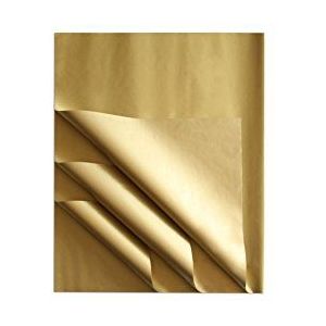 Carte Dozio - Goudkleurig metallic zijdepapier - 24 vellen plat - 50 x 75 cm - 24 g/m²