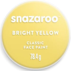 Snazaroo - Verf voor gezicht en lichaam, make-up voor gezicht en vermomming, voor kinderen en volwassenen, blush 75 ml, kleur: geel
