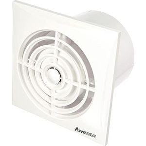 Awenta Badkamerventilator wit Ø 100 mm zeer stil + krachtige plafondventilator WZ inbouwventilator voor badkamer Cuis