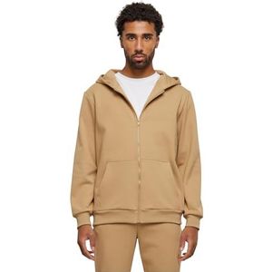 Urban Classics Sweat à capuche zippé Cozy pour homme, Sable chaud, 5XL